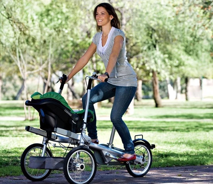 TagaTrike bicicleta com bebê conforto blog Mamãe de Salto ==> imagem retirada da internet